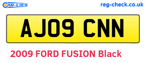 AJ09CNN are the vehicle registration plates.