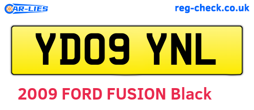 YD09YNL are the vehicle registration plates.