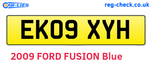 EK09XYH are the vehicle registration plates.
