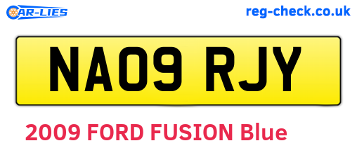 NA09RJY are the vehicle registration plates.