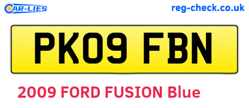 PK09FBN are the vehicle registration plates.