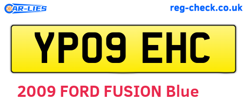 YP09EHC are the vehicle registration plates.
