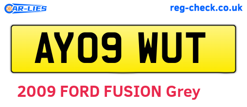 AY09WUT are the vehicle registration plates.