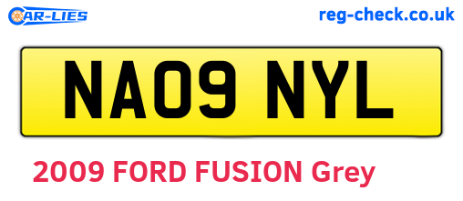 NA09NYL are the vehicle registration plates.
