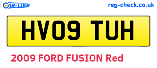HV09TUH are the vehicle registration plates.