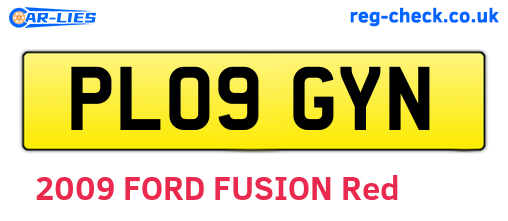 PL09GYN are the vehicle registration plates.