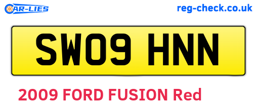 SW09HNN are the vehicle registration plates.