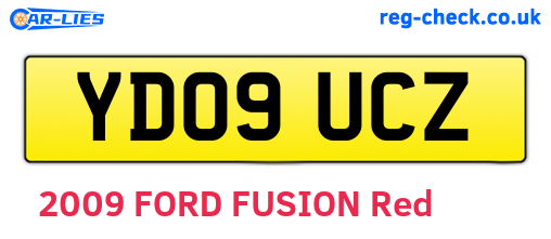 YD09UCZ are the vehicle registration plates.