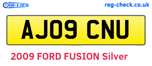 AJ09CNU are the vehicle registration plates.