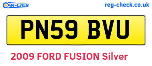 PN59BVU are the vehicle registration plates.
