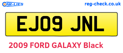 EJ09JNL are the vehicle registration plates.