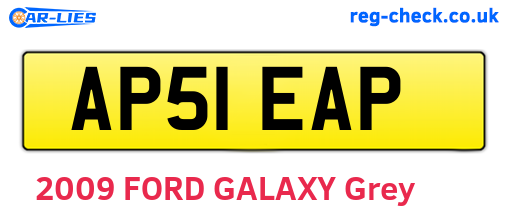 AP51EAP are the vehicle registration plates.