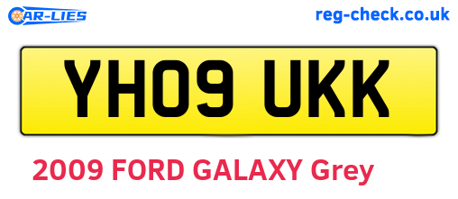 YH09UKK are the vehicle registration plates.