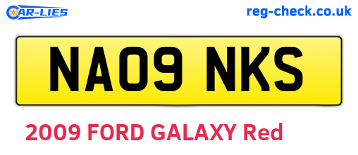 NA09NKS are the vehicle registration plates.