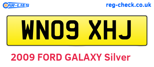 WN09XHJ are the vehicle registration plates.