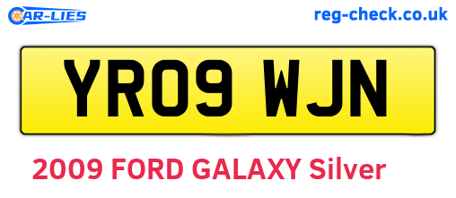YR09WJN are the vehicle registration plates.