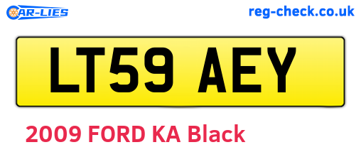 LT59AEY are the vehicle registration plates.
