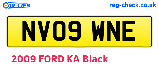 NV09WNE are the vehicle registration plates.