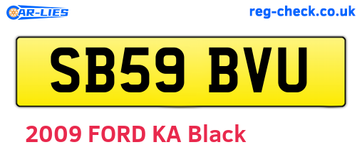 SB59BVU are the vehicle registration plates.