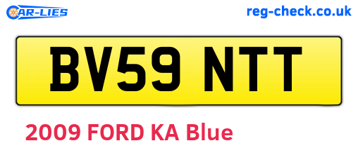 BV59NTT are the vehicle registration plates.