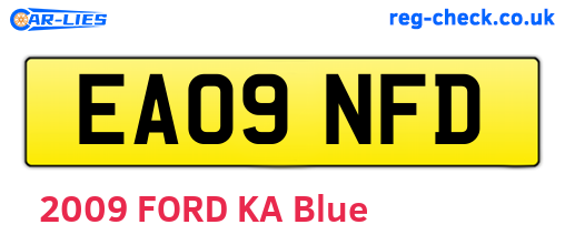 EA09NFD are the vehicle registration plates.