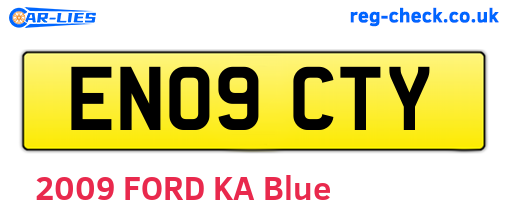 EN09CTY are the vehicle registration plates.