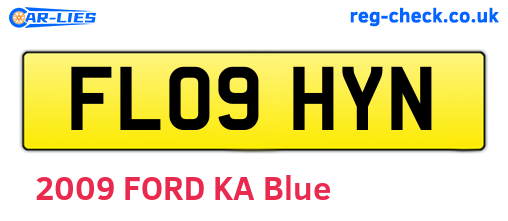 FL09HYN are the vehicle registration plates.