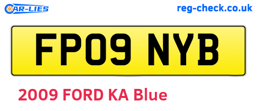 FP09NYB are the vehicle registration plates.