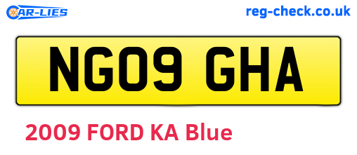 NG09GHA are the vehicle registration plates.