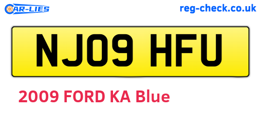 NJ09HFU are the vehicle registration plates.