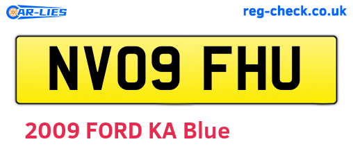 NV09FHU are the vehicle registration plates.