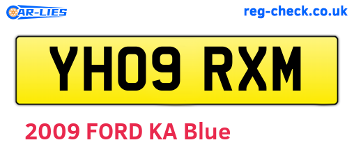 YH09RXM are the vehicle registration plates.