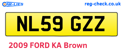 NL59GZZ are the vehicle registration plates.