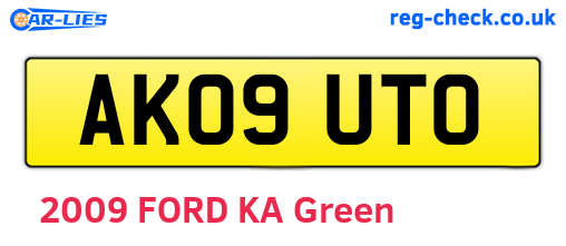 AK09UTO are the vehicle registration plates.