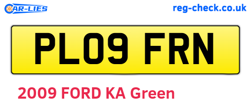 PL09FRN are the vehicle registration plates.