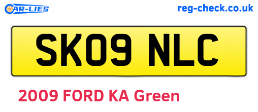 SK09NLC are the vehicle registration plates.