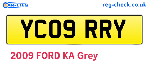 YC09RRY are the vehicle registration plates.