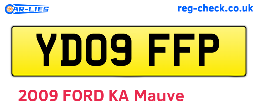 YD09FFP are the vehicle registration plates.