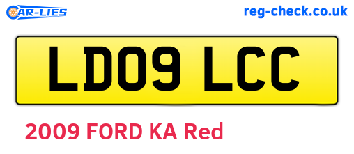 LD09LCC are the vehicle registration plates.