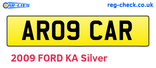 AR09CAR are the vehicle registration plates.