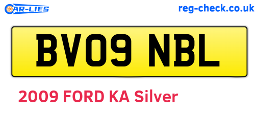 BV09NBL are the vehicle registration plates.