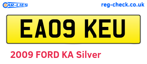 EA09KEU are the vehicle registration plates.