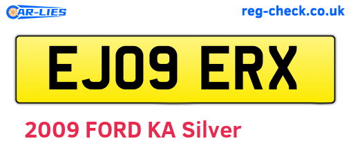 EJ09ERX are the vehicle registration plates.