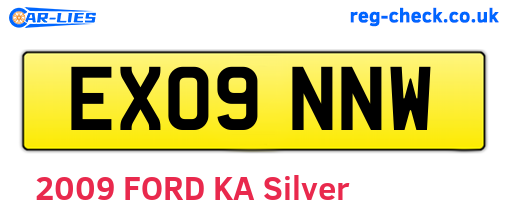 EX09NNW are the vehicle registration plates.