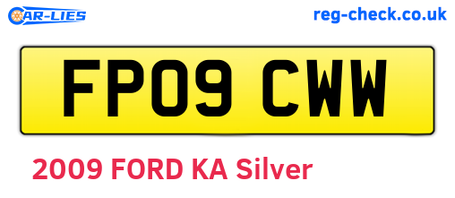 FP09CWW are the vehicle registration plates.
