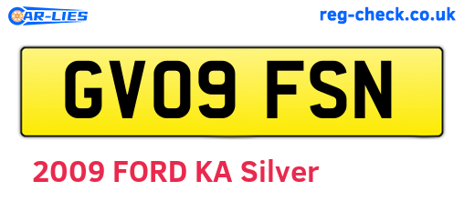 GV09FSN are the vehicle registration plates.