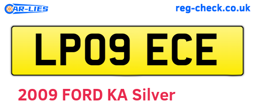 LP09ECE are the vehicle registration plates.