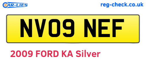 NV09NEF are the vehicle registration plates.