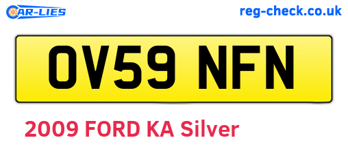 OV59NFN are the vehicle registration plates.