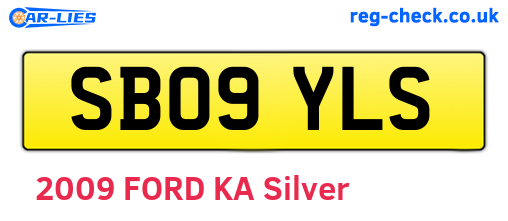 SB09YLS are the vehicle registration plates.